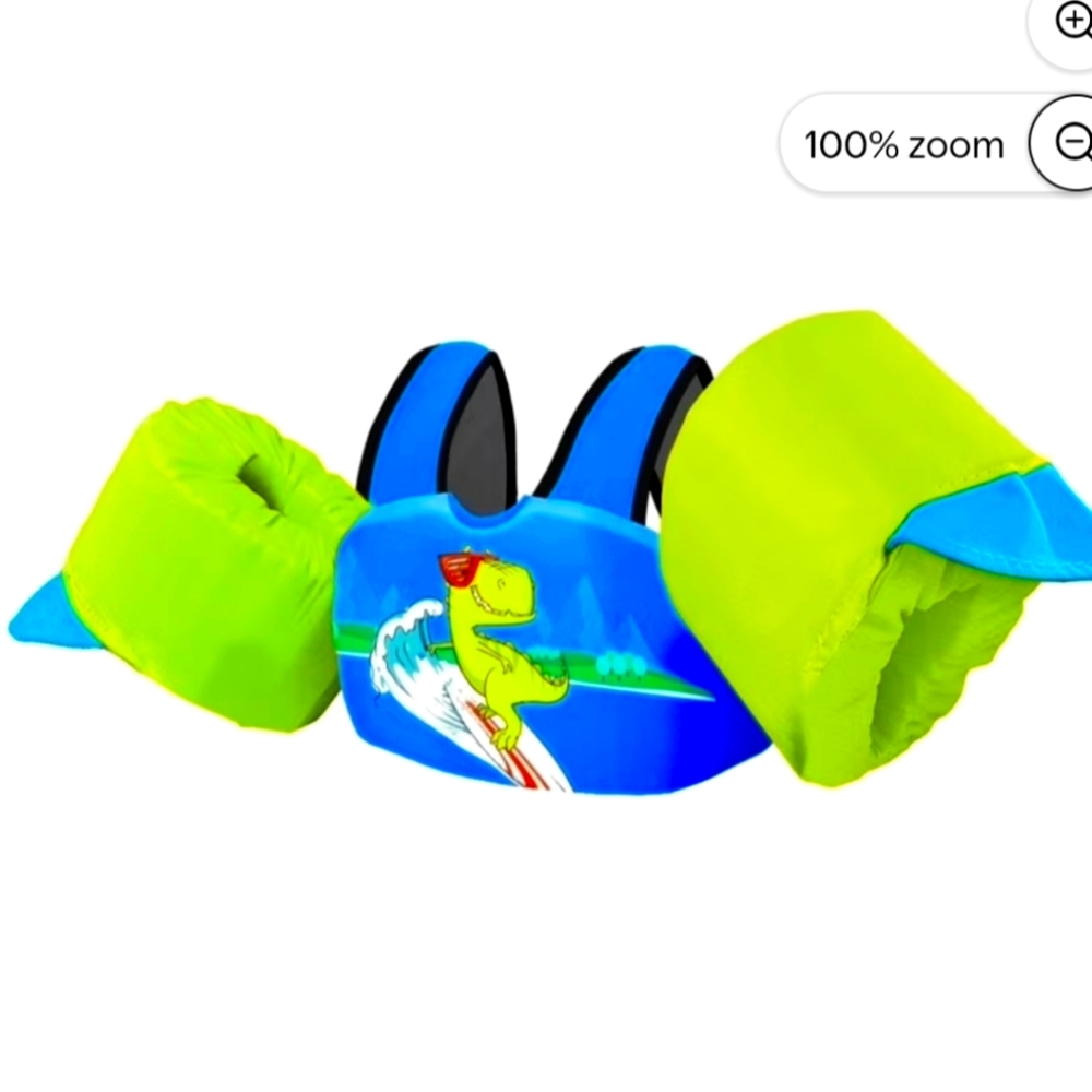 Chriffer Kids Swim Vest Life Jacket 33-55 Pounds Toddler Floaties For 4-7Y NIP